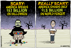 HALLOWEEN AND WORLD HUNGER by Wolverton