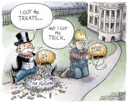 TAX REFORM HALLOWEEN by Adam Zyglis