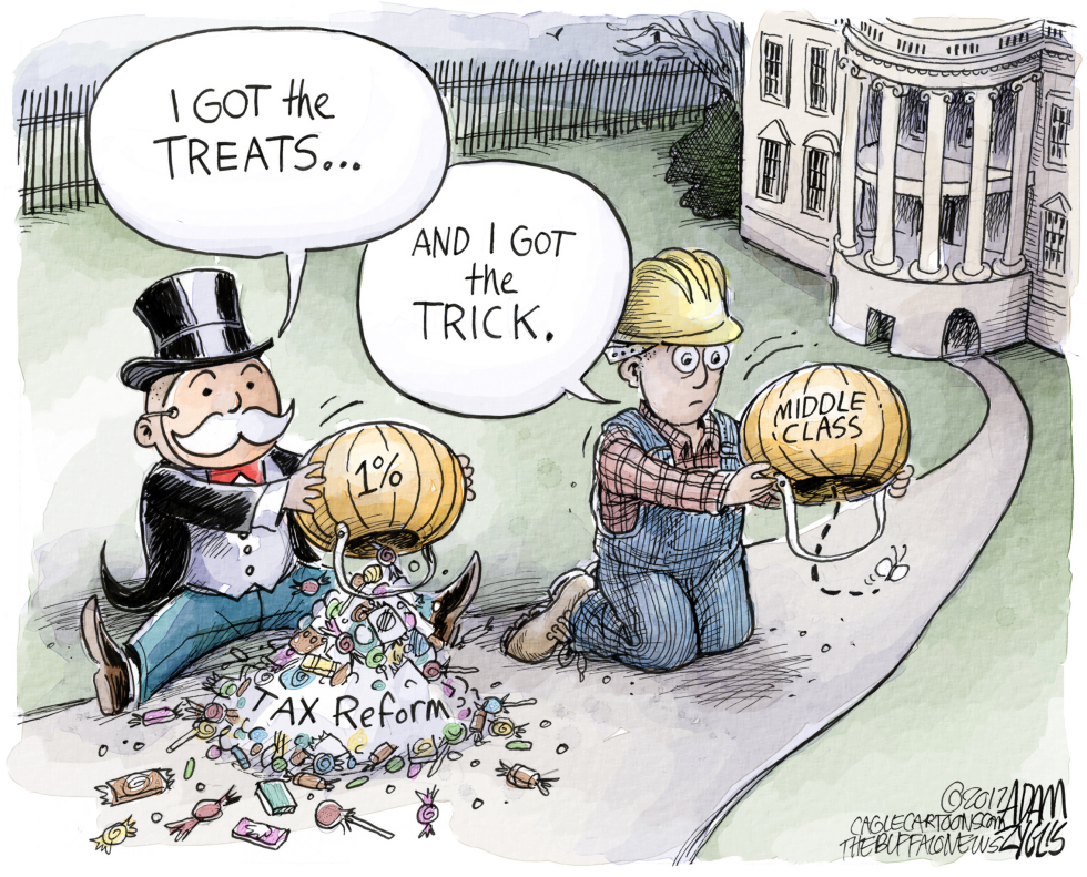  TAX REFORM HALLOWEEN by Adam Zyglis