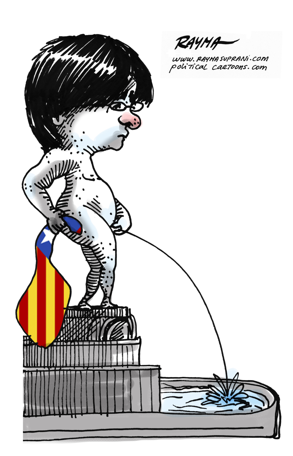  PUIGDEMONT IN BRUSSELS by Rayma Suprani