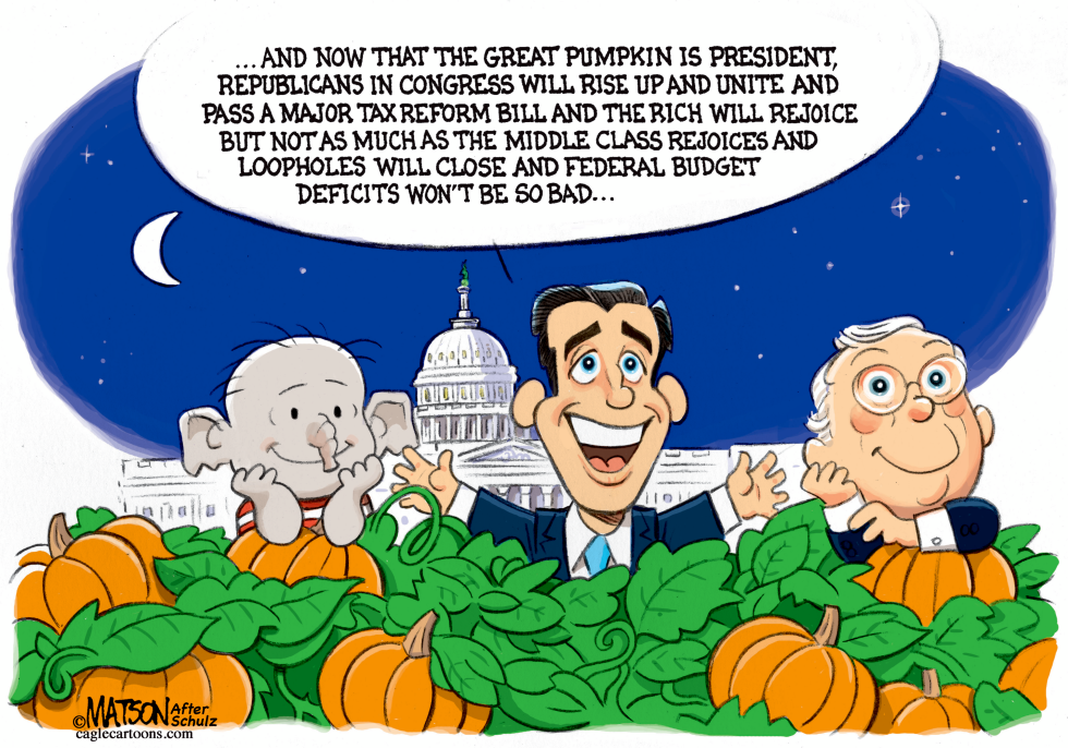  THE GREAT PUMPKIN PRESIDENT by RJ Matson