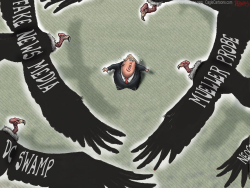 TRUMP VULTURES MUELLER PROBE MANAFORT by Sean Delonas