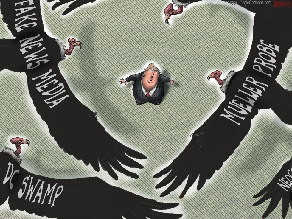  TRUMP VULTURES MUELLER PROBE MANAFORT by Sean Delonas