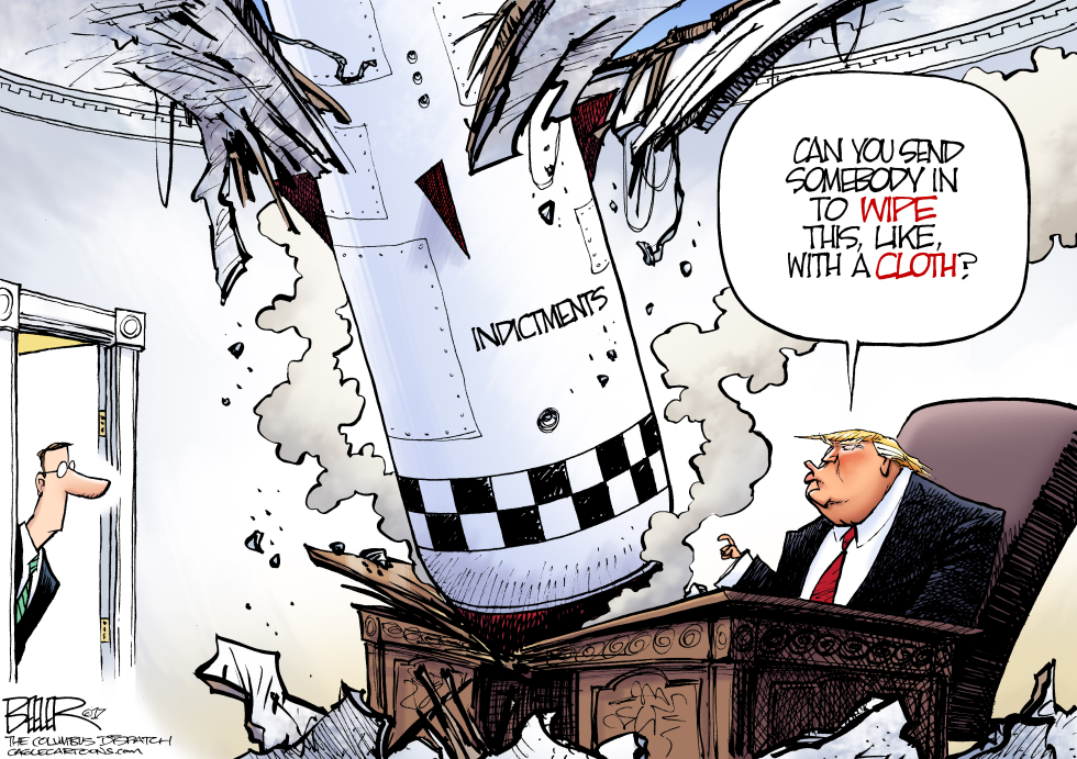  RUSSIA PROBE BOMBSHELL by Nate Beeler