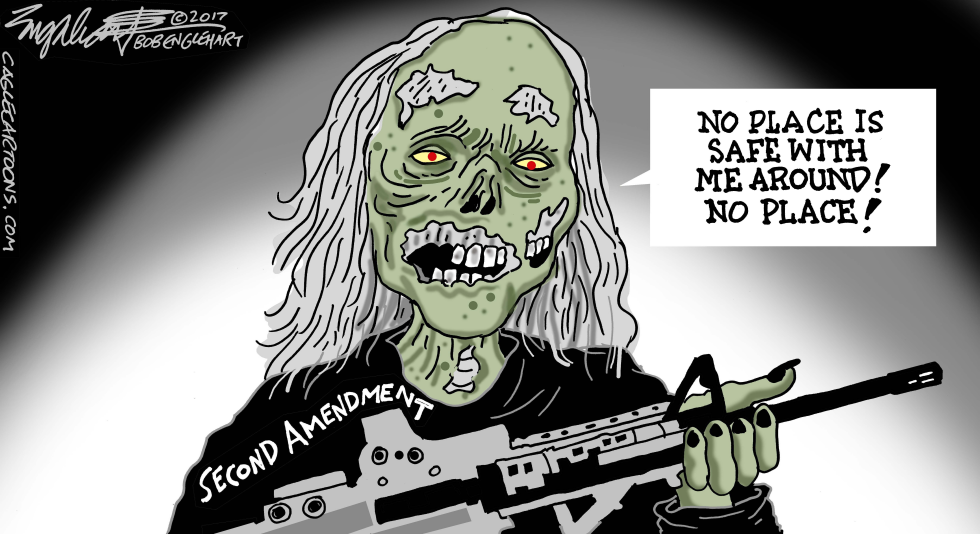  SECOND AMENDMENT ZOMBIE by Bob Englehart