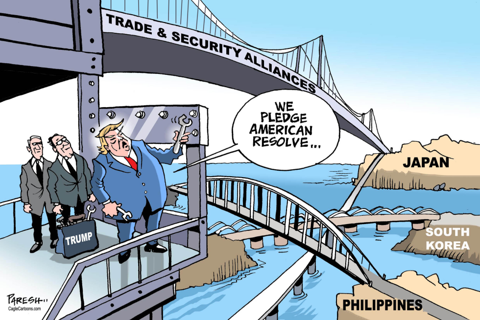  TRUMP IN ASIA by Paresh Nath