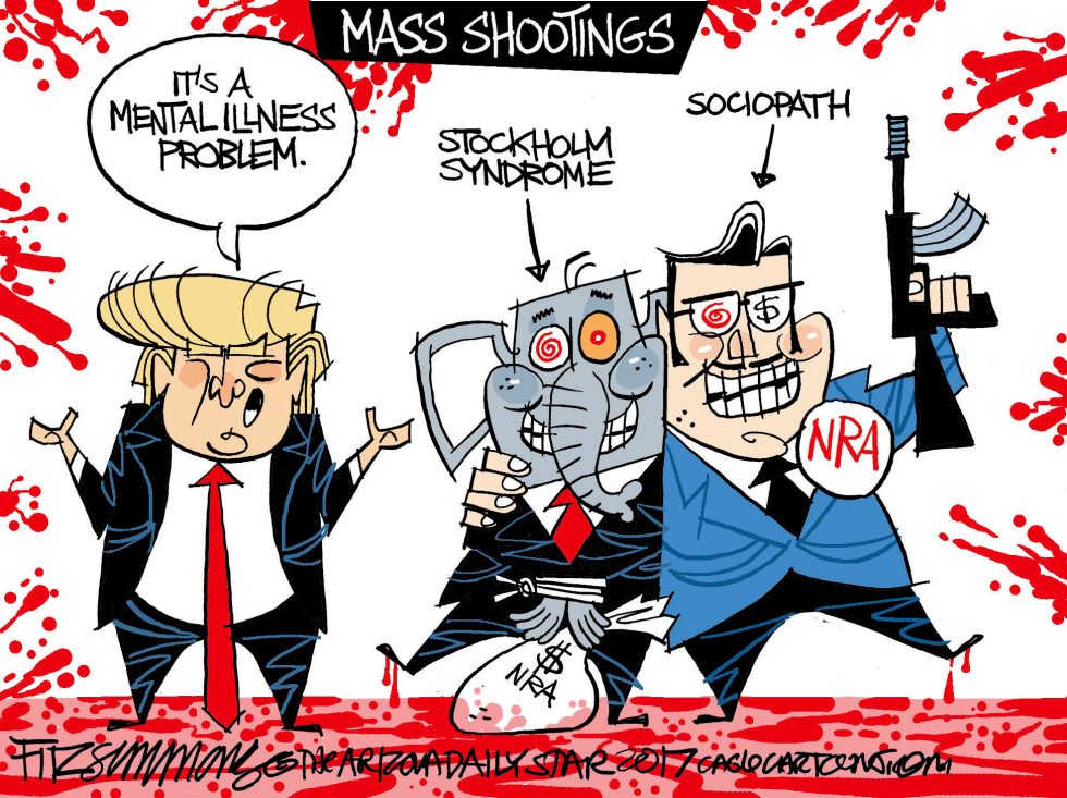  MASS SHOOTING by David Fitzsimmons