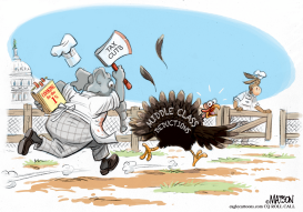 TAX CUT TURKEY TROT by RJ Matson