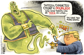 TRUMP TWITTER by Rick McKee