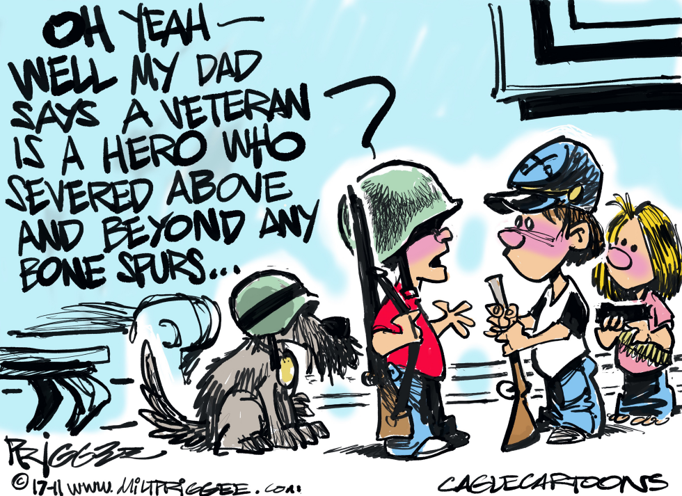  VETERANS DAY by Milt Priggee