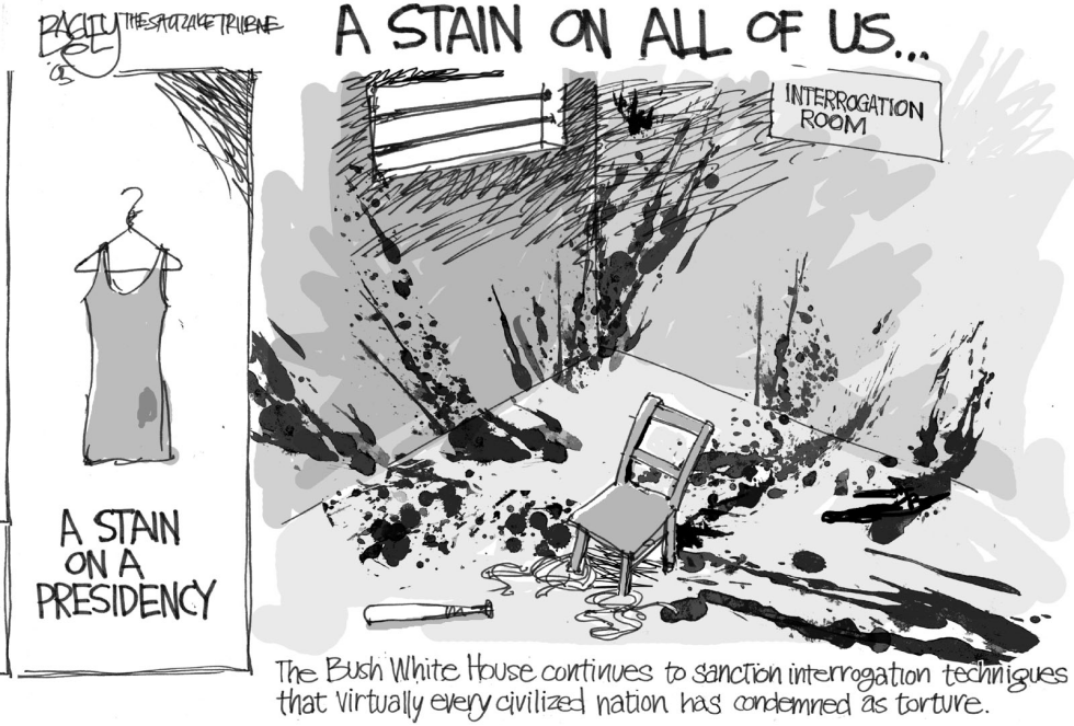  STAIN ON THE PRESIDENCY by Pat Bagley