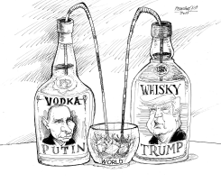 TRUMP-PUTIN COCKTAIL by Petar Pismestrovic