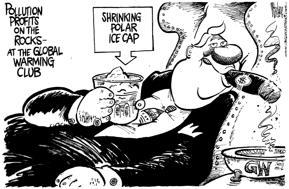  SHRINKING ICE CAP by Mike Lane