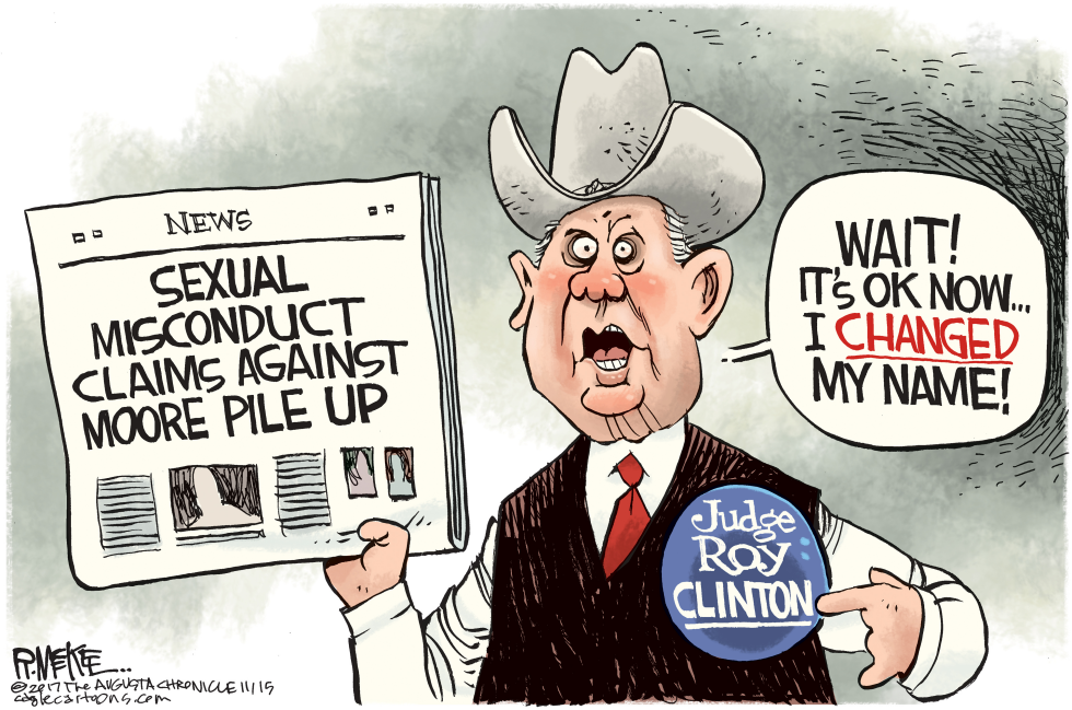  ROY MOORE by Rick McKee