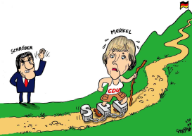 ANGELA MERKEL by Stephane Peray