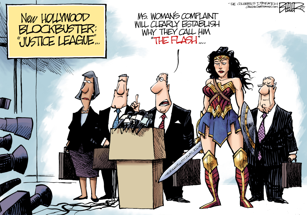  JUSTICE LEAGUE by Nate Beeler