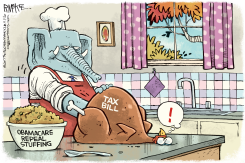 GOP TURKEY by Rick McKee