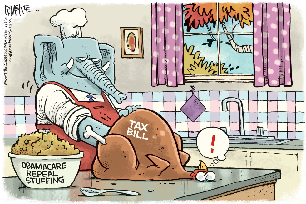  GOP TURKEY by Rick McKee