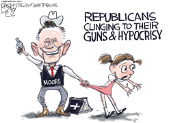 ROY MOORE by Pat Bagley