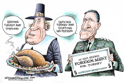 TURKEY AND STUFFING by Dave Granlund