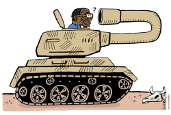 MILITARY COUP MUGABE by Schot