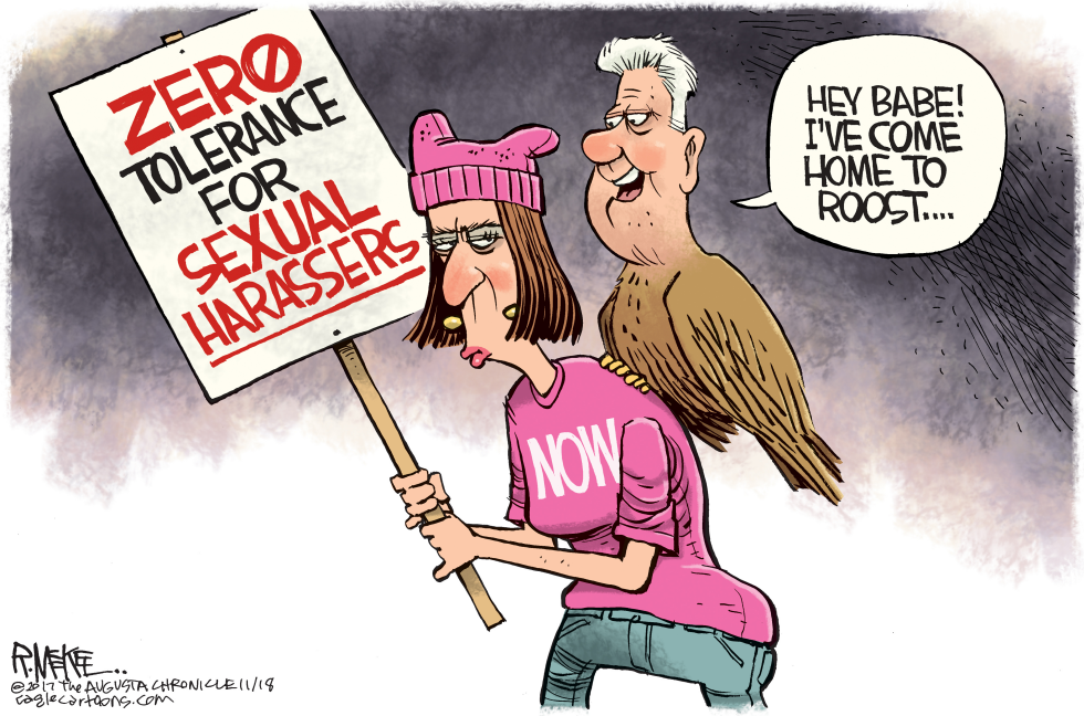  CLINTON CHICKEN by Rick McKee