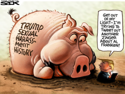 TRUMP’S FRANKEN TWEET by Steve Sack