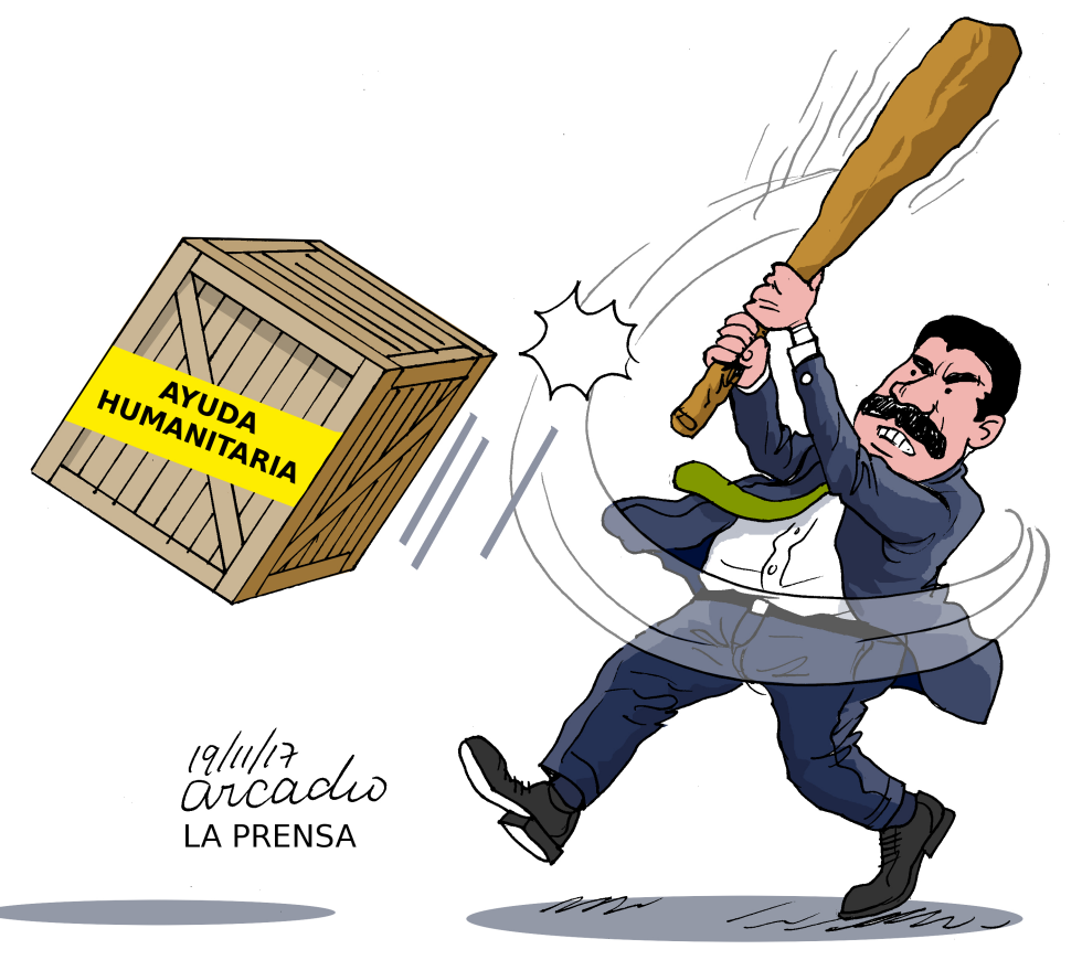  NO A LA AYUDA HUMANITARIA by Arcadio Esquivel