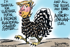 TRUMP THANKSGIVING by Milt Priggee