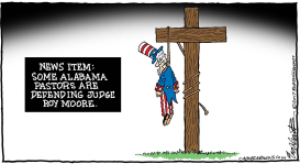 ROY MOORE by Bob Englehart