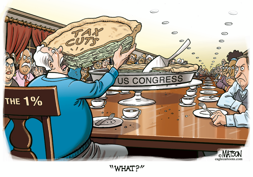  THANKSGIVING TAX CUTS FOR THE ONE PERCENT by RJ Matson