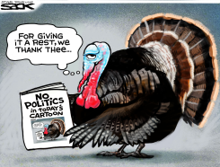 APOLITICAL THANKSGIVING by Steve Sack