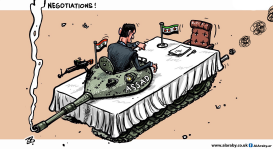 NEGOTIATIONS WITH ASSAD by Emad Hajjaj