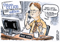 NOT EXACTY DUNDER MIFFLIN by Jeff Koterba