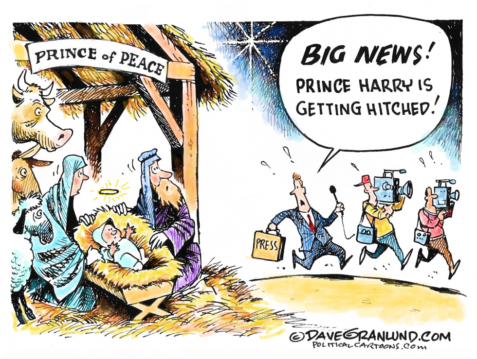  PRINCE HARRY AND MEGHAN by Dave Granlund