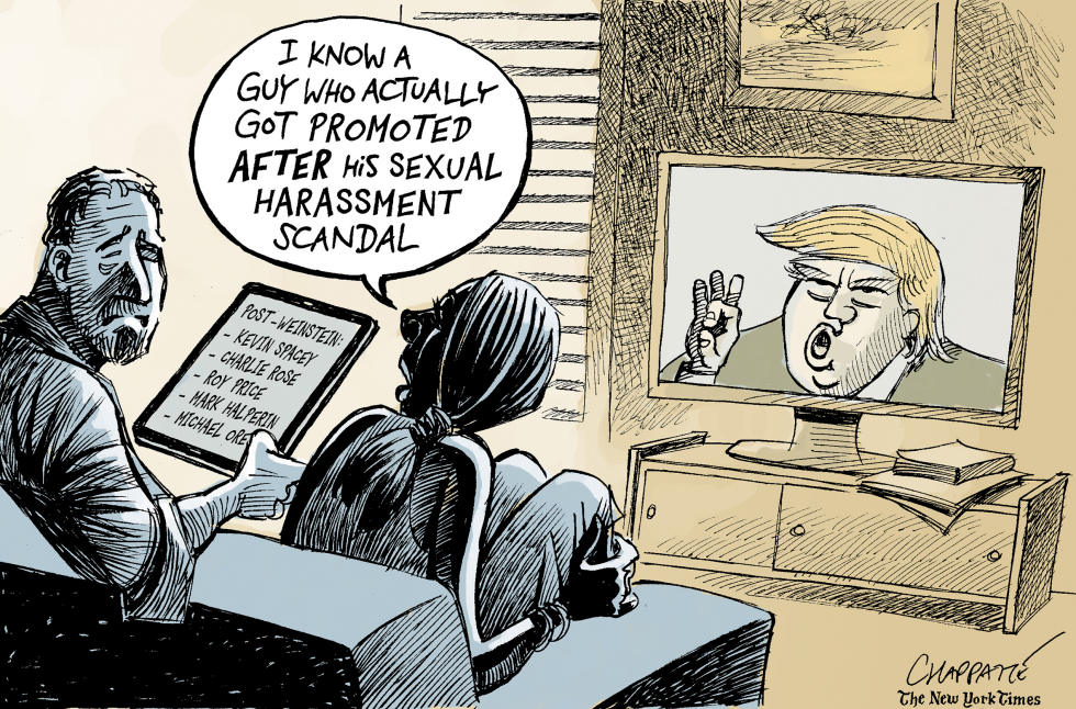  SEXUAL HARASSMENT SCANDALS by Patrick Chappatte