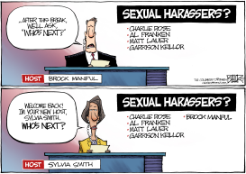 SEXUAL HARASSERS by Nate Beeler