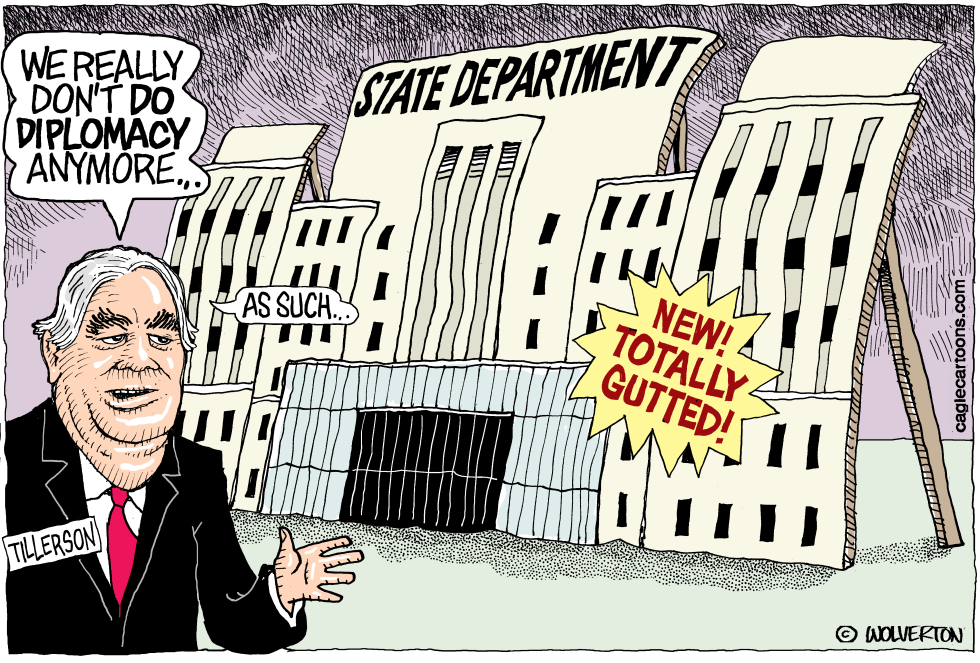  GUTTED STATE DEPARTMENT by Wolverton