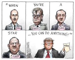 LAUER AND KEILLOR by Adam Zyglis