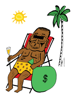 MUGABE PENSION by Schot