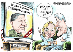 FLYNN PLEADS GUILTY by Dave Granlund