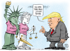 TRUMP #METOO by Daryl Cagle