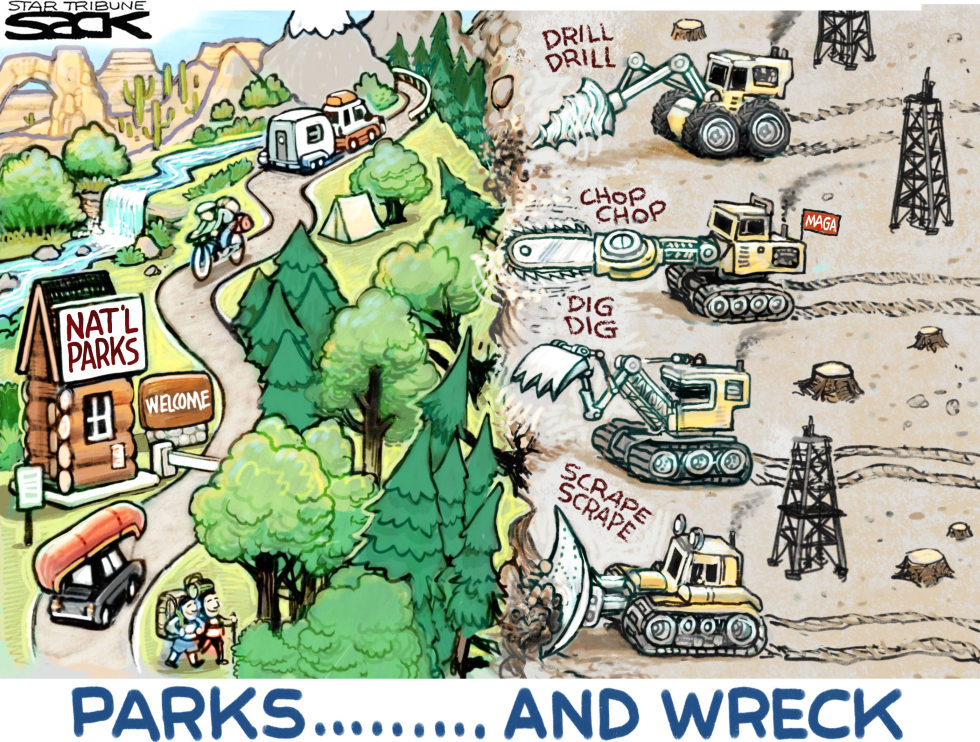  PARKS AND WRECK by Steve Sack