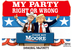 TRUMP ENDORSES JUDGE ROY MOORE by RJ Matson