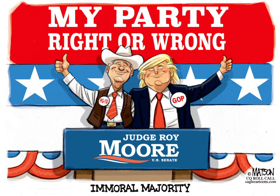  TRUMP ENDORSES JUDGE ROY MOORE by RJ Matson