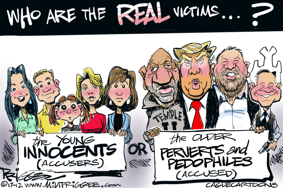  SEX ABUSE VICTIMS by Milt Priggee