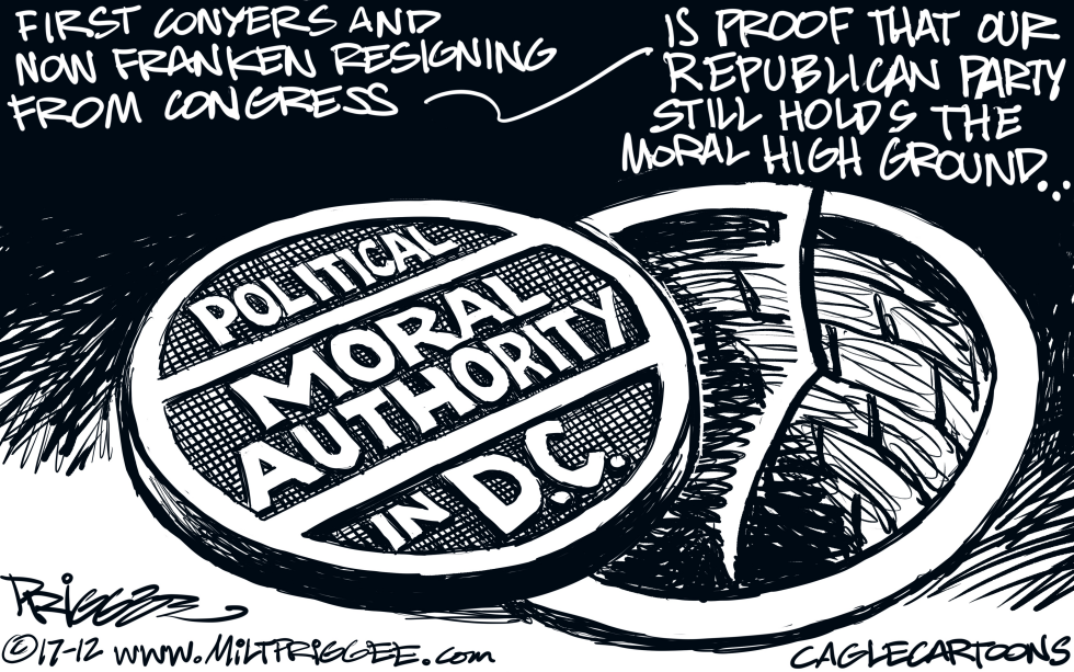  MORAL AUTHORITY by Milt Priggee