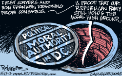 MORAL AUTHORITY by Milt Priggee