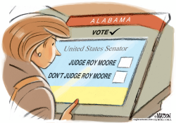 BINARY DECISION FOR ALABAMA VOTERS by RJ Matson