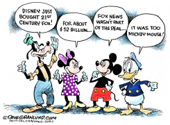 DISNEY BUYS 21ST CENTURY FOX by Dave Granlund